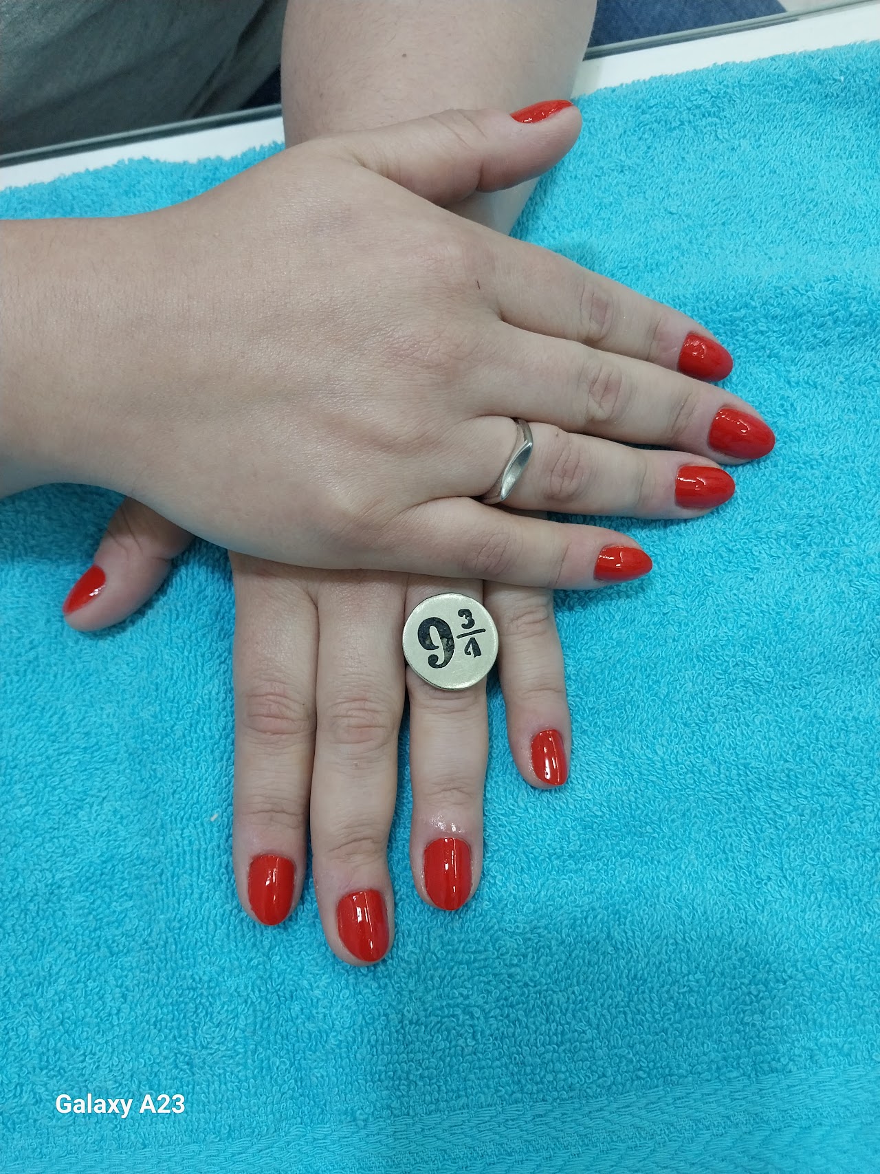 Detalle de pedicura profesional